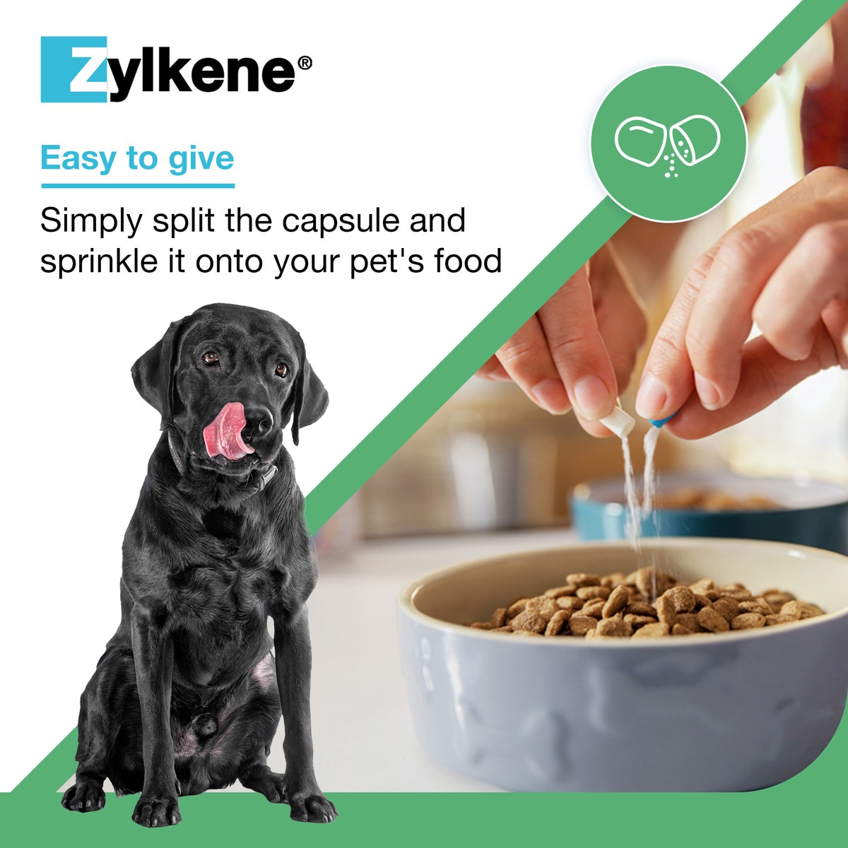 Zylkene Calming Supplement for Dogs 10-30kg - 100 capsules - sixth image